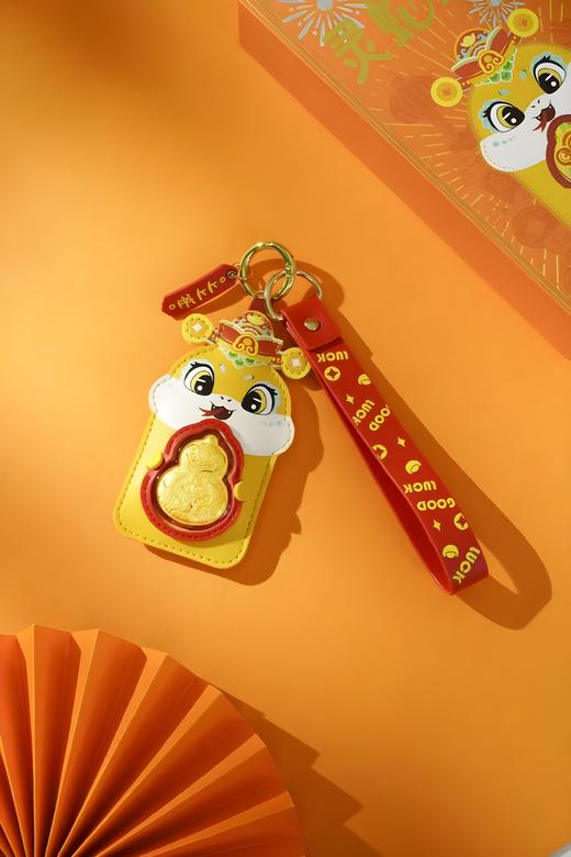 足金灵蛇纳福挂件 商品图4