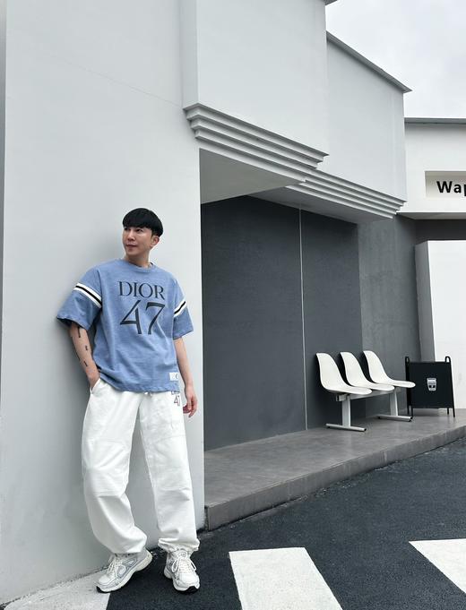 D家 47号印花拼袖T恤（JN） 商品图2