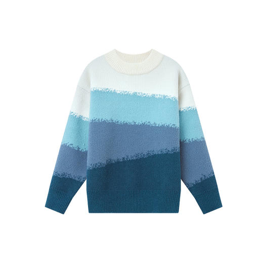 【团购价76.9】多多家男童毛衣儿童针织衫秋冬季2024新款中大童渐变保暖上衣冬装9761 商品图4