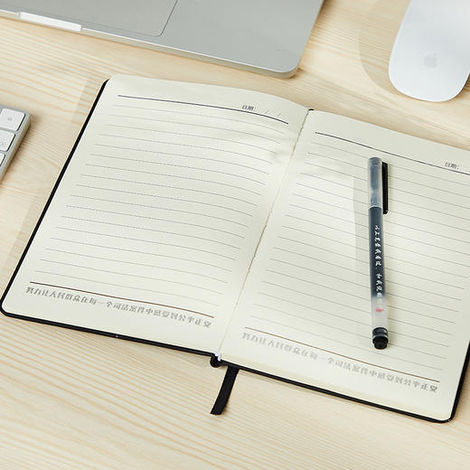 【法官笔记本】PU封面笔记本办公用软抄本日记本加厚记事本 商品图3