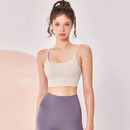 【147元任选3件】跃牌【蚂蚁运动】系列 裸感运动美背健身文胸上衣外穿性感吊带X1338（活动产品，收货7天内支持退换） 商品图0