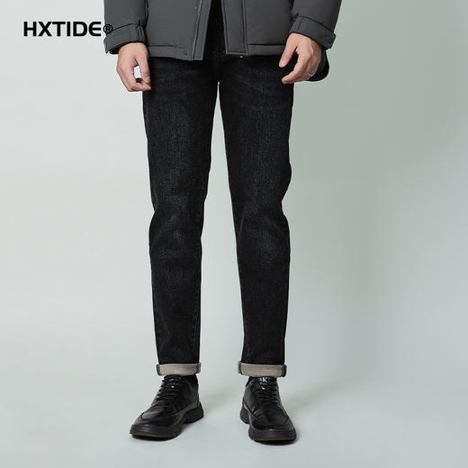【新品上新】HX 冬季水洗修身牛仔长裤Y201440008101 商品图0