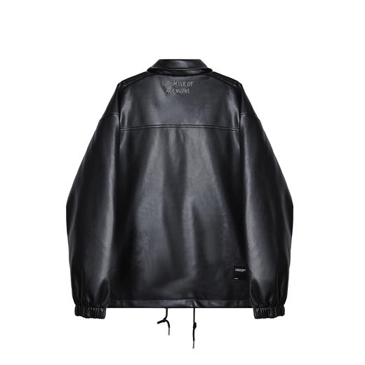 【新品上新】HX 冬季短款翻领皮羽绒服90绒Z100440040101 商品图6