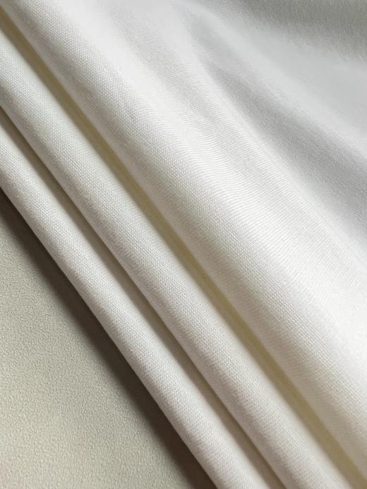 FD 2025春夏新款 Logo螺纹 条纹饰边 休闲纯棉圆领短袖T恤 Z-12226 商品图8