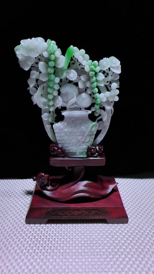 620700翡翠摆件【平安富贵】 商品图3