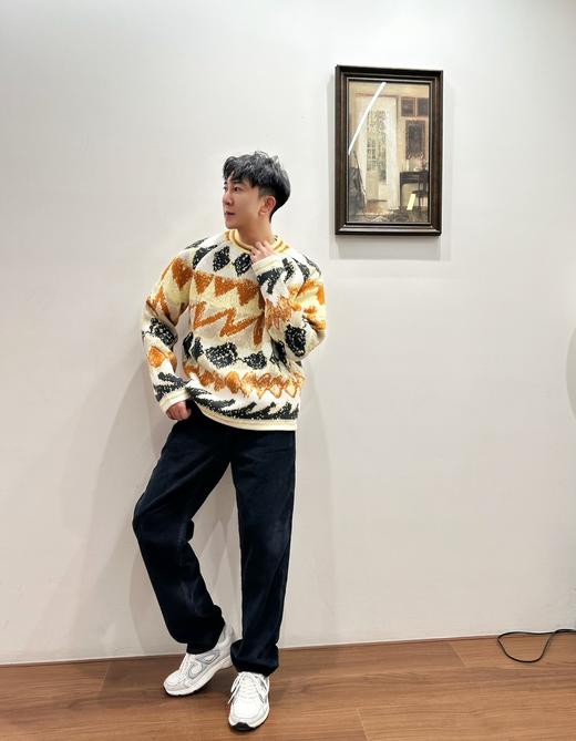 D家 CD AND PETER DOI*G  24早春新款滑雪系列针织多色羊毛和山羊绒混纺提花圆领毛衣🔥（JN） 商品图1