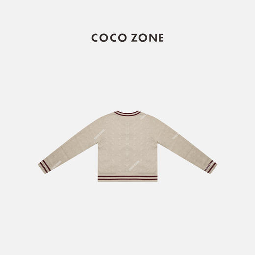 COCO ZONE 绵羊毛山羊绒混纺小香风针织开衫 CC2D3079 商品图1