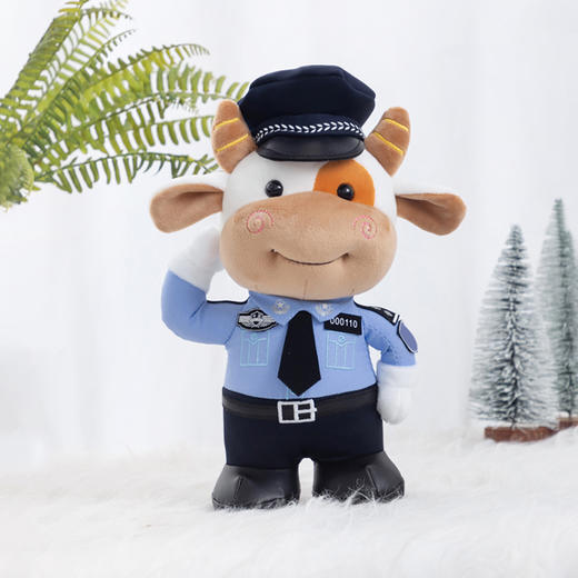 【萌萌可爱牛公仔（可定制）】情侣公仔毛绒玩具公仔玩偶布娃娃可爱抱枕毛绒玩具 商品图2