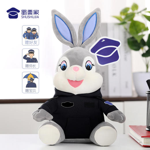 【卫小兔（可定制）】可定制小兔毛绒玩偶礼品礼物 可爱公仔布娃娃 商品图0