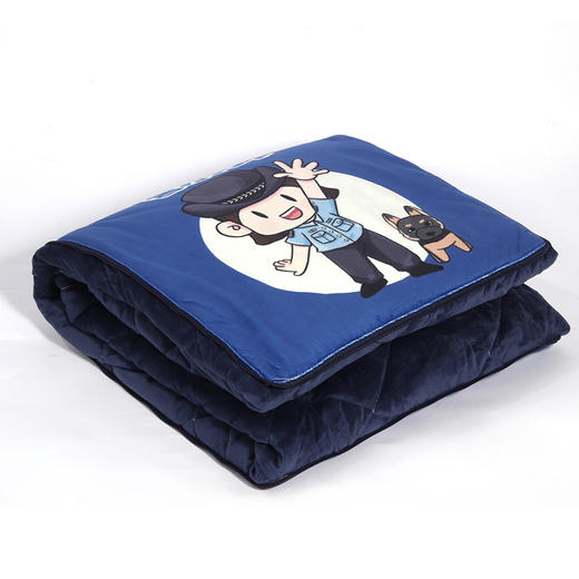 【J力充沛罗威纳款抱枕被】柔软舒适靠枕靠垫 抱枕被子两用 商品图3