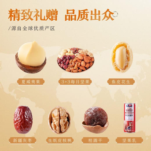 三只松鼠坚果礼吉祥礼盒 商品图1