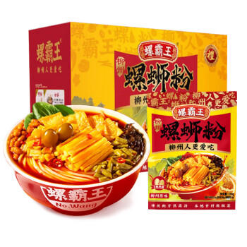 螺霸王螺蛳粉爆款原味330g*6袋礼盒广西柳州正宗螺狮粉酸辣粉中秋送礼 /粮油调味 /方便食品 /螺蛳粉 商品图6