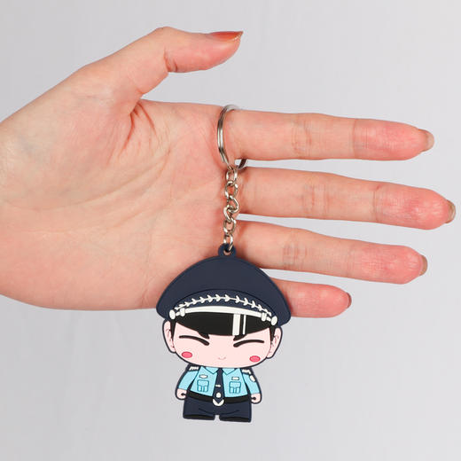 【阿喜和华华软胶钥匙扣】可定制卡通钥匙扣   男女同款包包挂件 商品图2