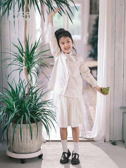 碎花系结上衣 商品图0