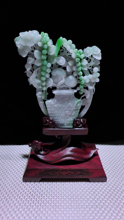620700翡翠摆件【平安富贵】 商品图5