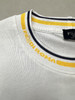 FD 2025春夏新款 Logo螺纹 条纹饰边 休闲纯棉圆领短袖T恤 Z-12226 商品缩略图6