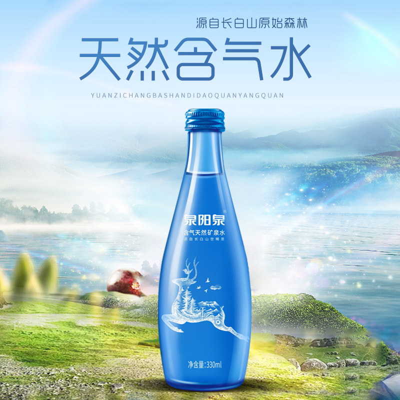 【公寓门口自提】330ml*10瓶泉阳泉天然含气水