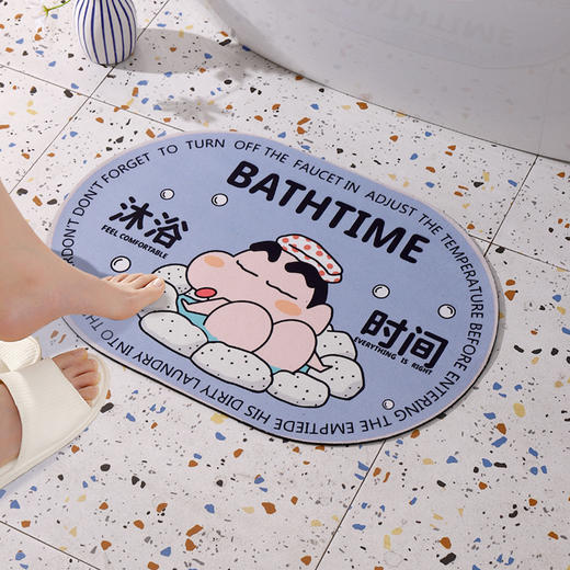 「19..9到手3个！卡通地垫」卡通入户门垫地垫进门防滑垫厨房浴室卫生间吸水门口脚垫可爱居家日用布艺 商品图2