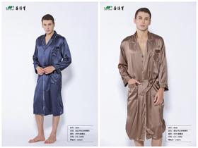 喜得宝   美弦 男式长款睡袍