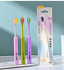 【高颜值亲子牙刷】多巴胺万毛牙刷 超细万根软毛深入清洁 六块分区 易干设计 防滑握把 一刷两用 商品缩略图4