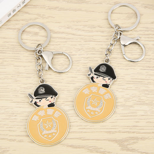 【平安喜乐钥匙扣】萌翻天的烤漆钥匙扣 趣味设计钥匙扣精致镀色不易掉色小巧精致独特彰显独特情怀 商品图1