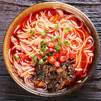 光友绵阳米粉牛肉米线礼盒装低Gi食品特产155g*3袋减脂减肥即食早餐 /粮油调味 /方便食品 /特色米粉/米线 商品图3