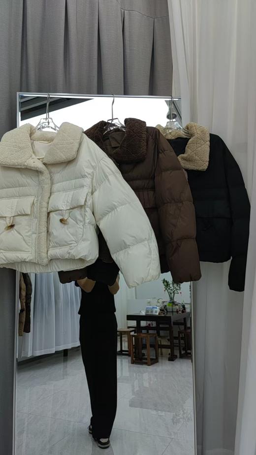 短款厚羽绒HJ6R10-凝脂 商品图3