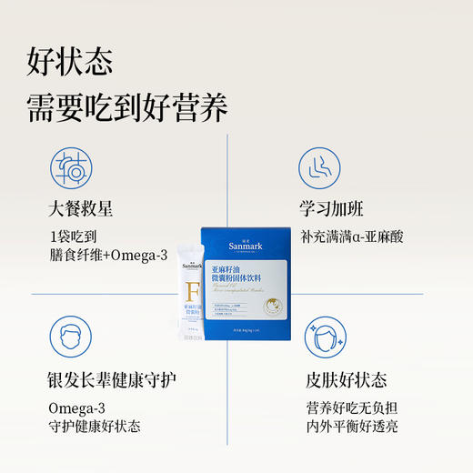 【限拍6 2026.9到期】【OMEGA3系列】亚麻籽油微囊粉6g*14袋/盒-会员专享 商品图4