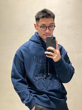 罗家 错位异形 大幅重工刺绣 连帽卫衣（JN）