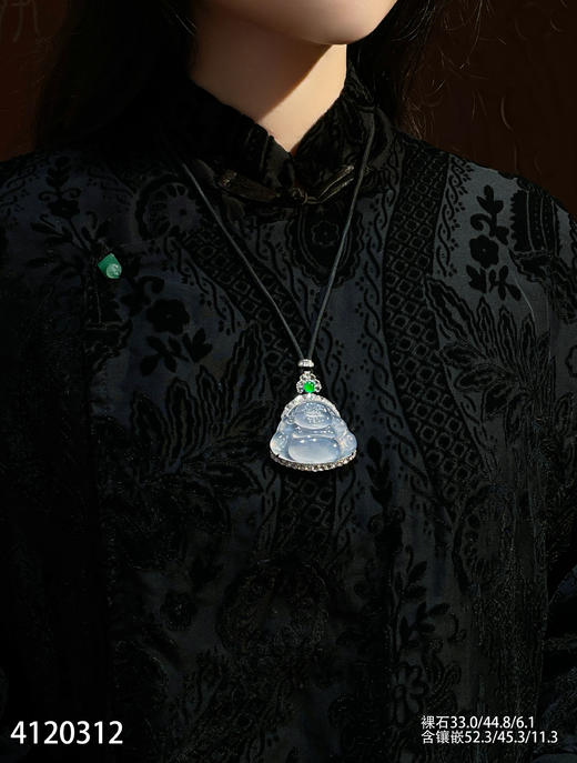 玻璃佛公吊坠【4120312】具体价格微信咨询 商品图4