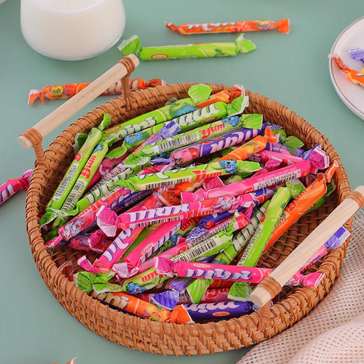 土耳其进口爱比可迷你奶条形糖果混合水果味700g 商品图1