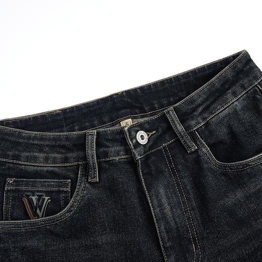 【新品上新】HX 冬季水洗萝卜牛仔长裤修饰腿型Z201440023101 商品图7