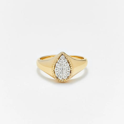 北京仓｜Yvonne Leon-POIRE & BAGUE VAGUE-印记 梨形 图章 组合戒指［法国设计师］ 商品图3