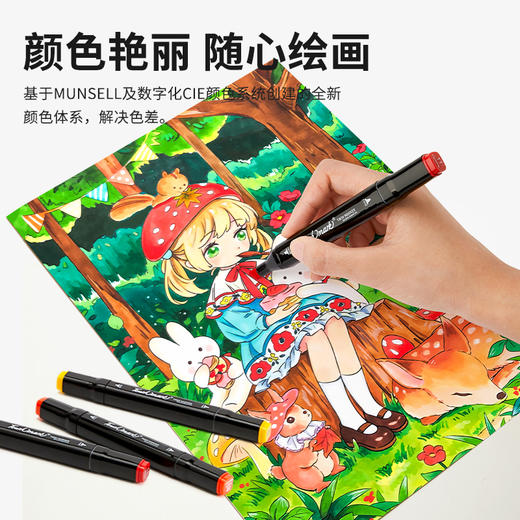 Touchmark泰驰马克-T3艺海潮动漫酒精油性马克笔-画室机构指定款 商品图6