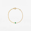 订购8周到｜Yvonne Leon-émeraude pm or jaune-独立之光 祖母绿 椭圆形 手链［法国设计师］ 商品缩略图0