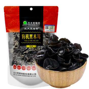 北大荒绿野 有机黑木耳100g 肉厚无根 火锅食材 凉拌炒菜 /粮油调味 /南北干货 /菌菇干货 商品图2
