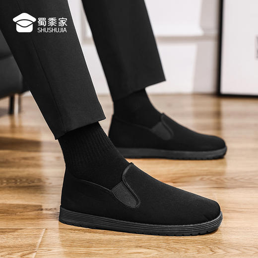 FXQ【耐磨防滑布鞋】快速穿脱布鞋轻便一脚蹬休闲鞋老北京布鞋XB407 商品图9