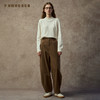 Famecoco范可儿复古洗水斜纹棉加厚休闲裤秋冬款FAC8GA018 商品缩略图2