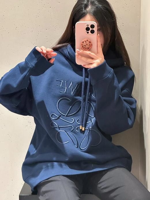 罗家 错位异形 大幅重工刺绣 连帽卫衣（JN） 商品图1