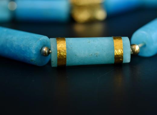 天河石管饕餮项链 商品图4