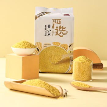 燕之坊黄小米2斤内蒙古赤峰小黄米小米粥五谷杂粮粗粮 /粮油调味 /杂粮 /谷米类 商品图6