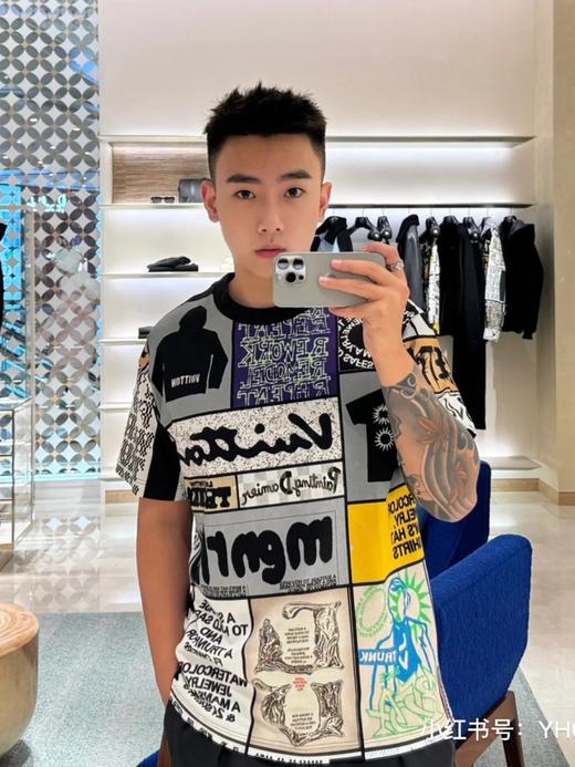 驴家 方格标识印花T恤（JN） 商品图0