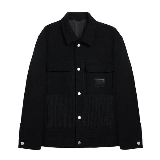 【断码清仓】HX 秋冬季翻领毛呢茄克衫Y105440012101 商品图0