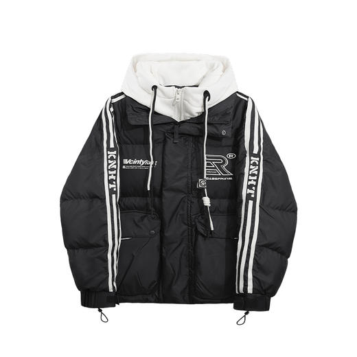 【新品上新】HX 冬季短款带帽羽绒服免洗防水C100440035101/02/03 商品图8