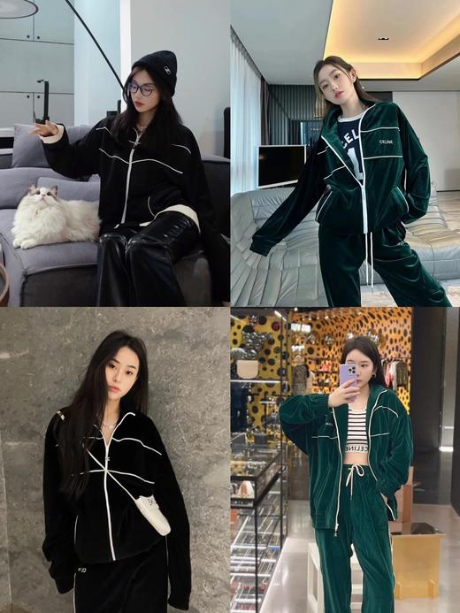 赛琳 天鹅绒字母外套（JN） 商品图1