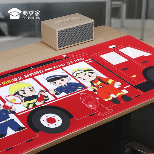 【消防车鼠标垫】办公桌面书写鼠标垫 电脑办公鼠标垫送礼礼品礼物 商品图6