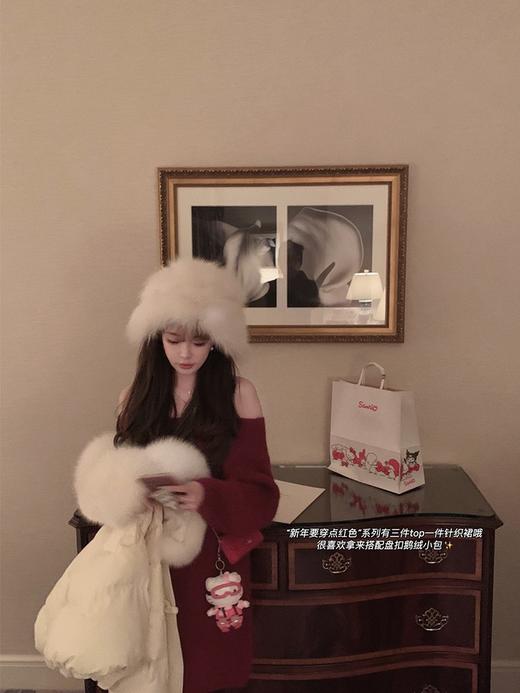 金蘑菇菇 “新年来点红色吧” /精选四款过年开运红 氛围感内搭 商品图8