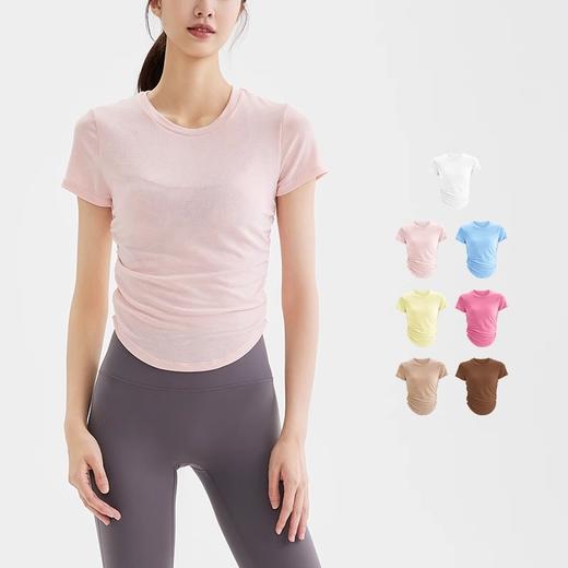 【147元任选3件】跃牌【蚂蚁运动】系列 高弹力紧身短袖透气健身T恤T2742（活动产品，收货7天内支持退换） 商品图1