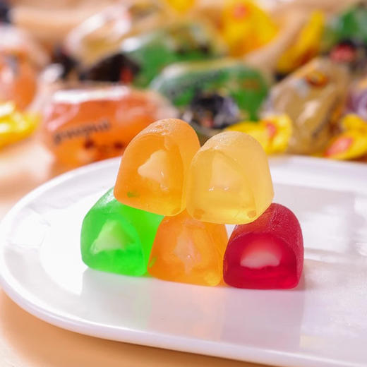 俄罗斯进口爱比可小蜜蜂夹心软糖500g 商品图2