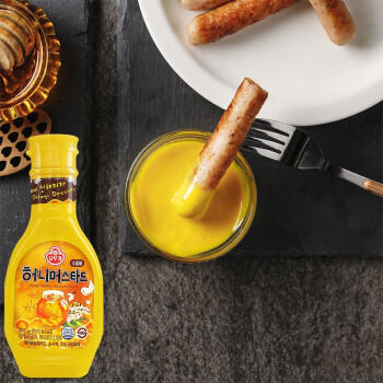 不倒翁蜂蜜芥末酱265g 韩国进口 奥多吉炸鸡汉堡热狗酱蘸酱黄芥末沙拉酱 /粮油调味 /调味品 /西式酱料 商品图0